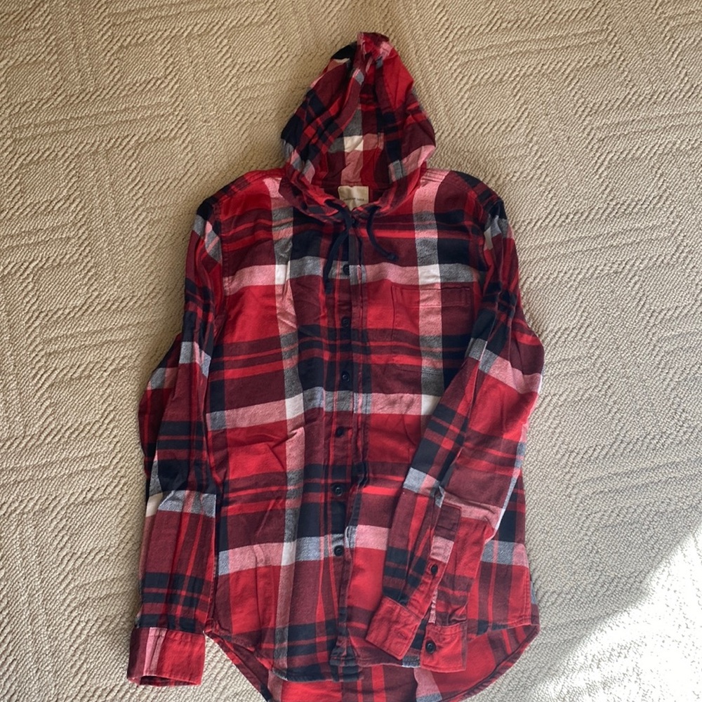 AEO flannel red/black